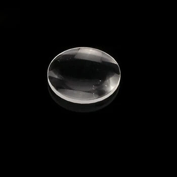

2pcs 25mm Diameter K9 Optical Focal Length 50mm Optics Double Convex Glass Lens Eyepiece Glass Lens Magnifier magnifying Glass