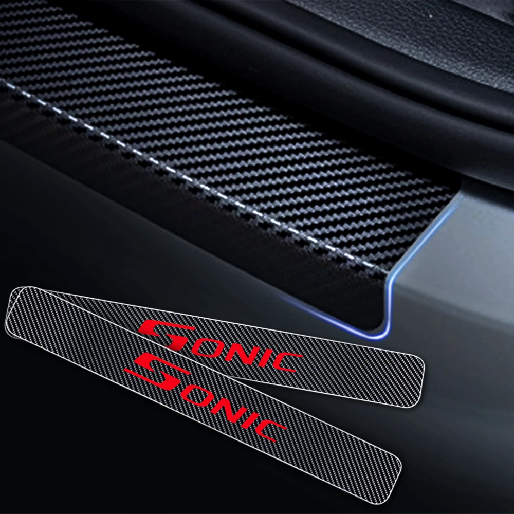 Для Chevrolet Sonic дверная пороговая пластина двери Накладка на задний бампер автомобиля пороги двери подоконник Накладка автомобиля-аксессуары для укладки 4 шт