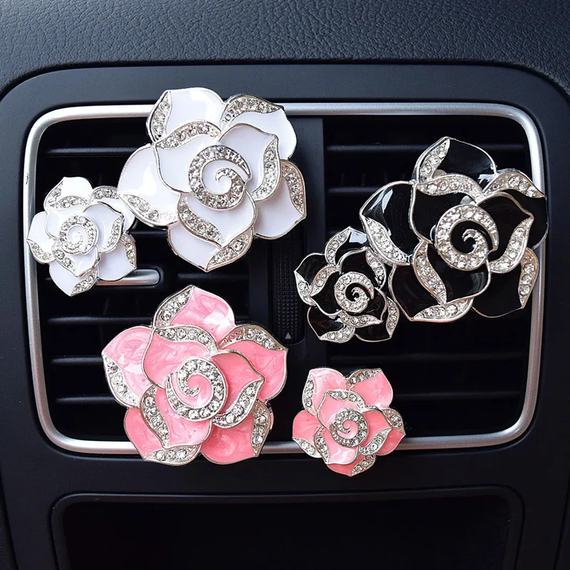 

Car Perfume Accessories Scent Camellia Outlet Clip Air Freshener Decoration Car Air Condition for Peugeot 307 407 207 206 107