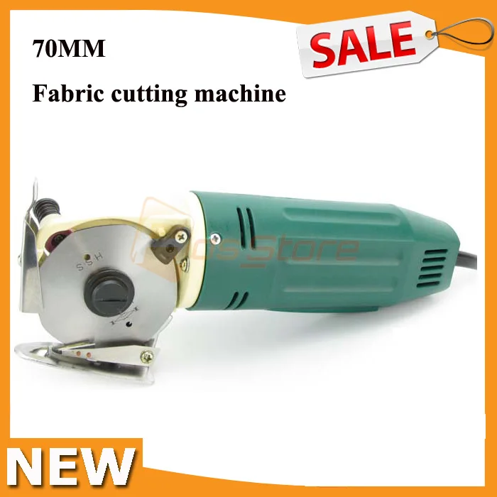 

Electric Cloth Cutter 110V/ 220V 70mm Blade Fabric Round Knife Cutting Machine New