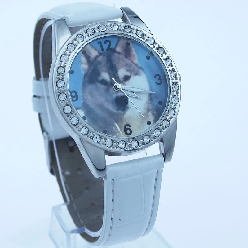 Часы наручные с кожаным ремешком и кристаллами L16|watch brand|watch fwatch fashion |