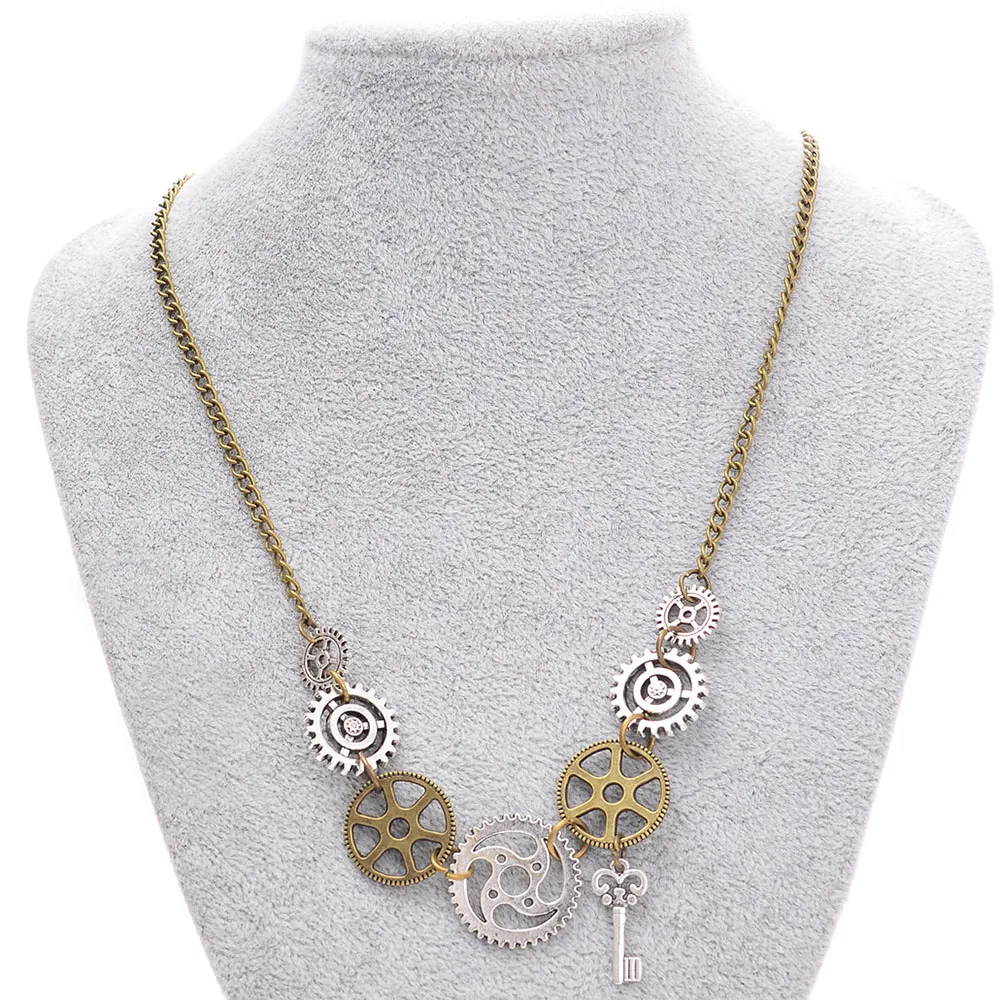 Liuyuwei винтажное ожерелье в стиле панк с крыльями ангела и подвеской s, ретро ожерелье на цепочке, женское стимпанк ювелирное изделие YWKX7186