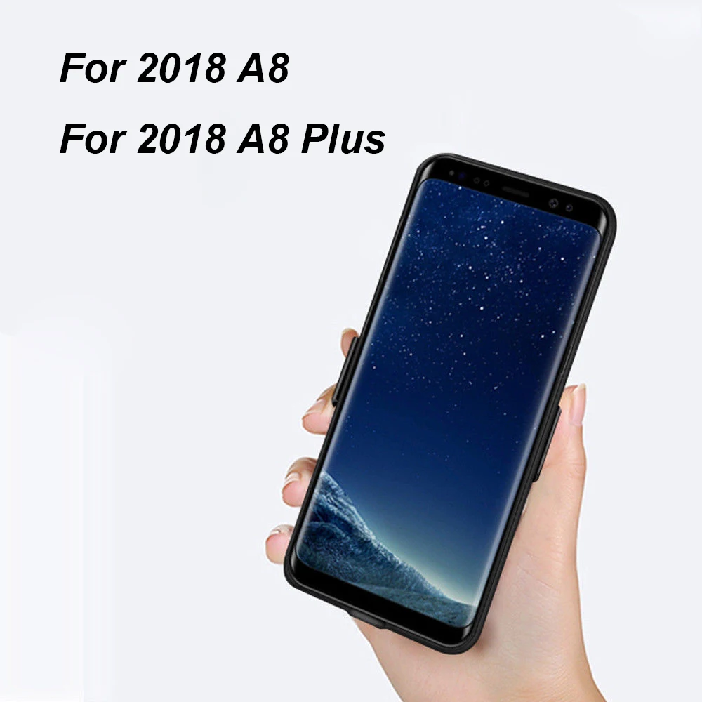 

Battery Case Charger Cover for Samsung 2018 A8 Extended Portable Power Case Charging for A8Plus 2018