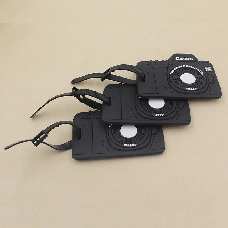Дорожные аксессуары Чемодан теги Портативный Secure Travel Kit чемодан ID Черный Камера Чемодан тег сумка Большой тег