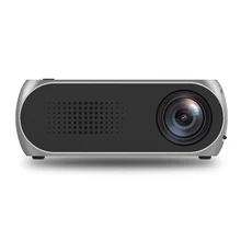 H96 YG320 Portable LCD Projector 400-600 LM 1Support USB/SD/AV/HDMI Input for HD Video Home Theater Cinema/Game/TV Show/Camping