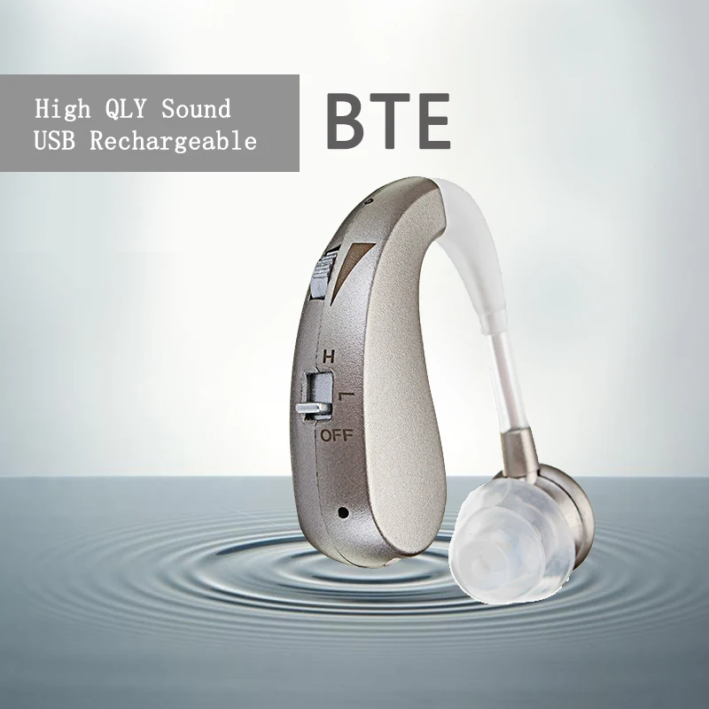 

Mini Hearing Aid Rechargeable Digital Hearing Aids Sound Amplifiers Wireless Ear Aids for Elderly Moderate to Severe Loss