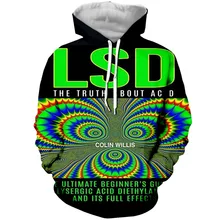 YX GIRL 3D Print LSD Magic Mens Hoodies Sweatshirt With Hat Pocket Men Autumn Spring Tracksuit Pullover Dropshipping YX GIRL 3D Print LSD Magic Mens Hoodies Sweatshirt With Hat Pocket Men Autumn Spring Tracksuit Pullover Dropshipping