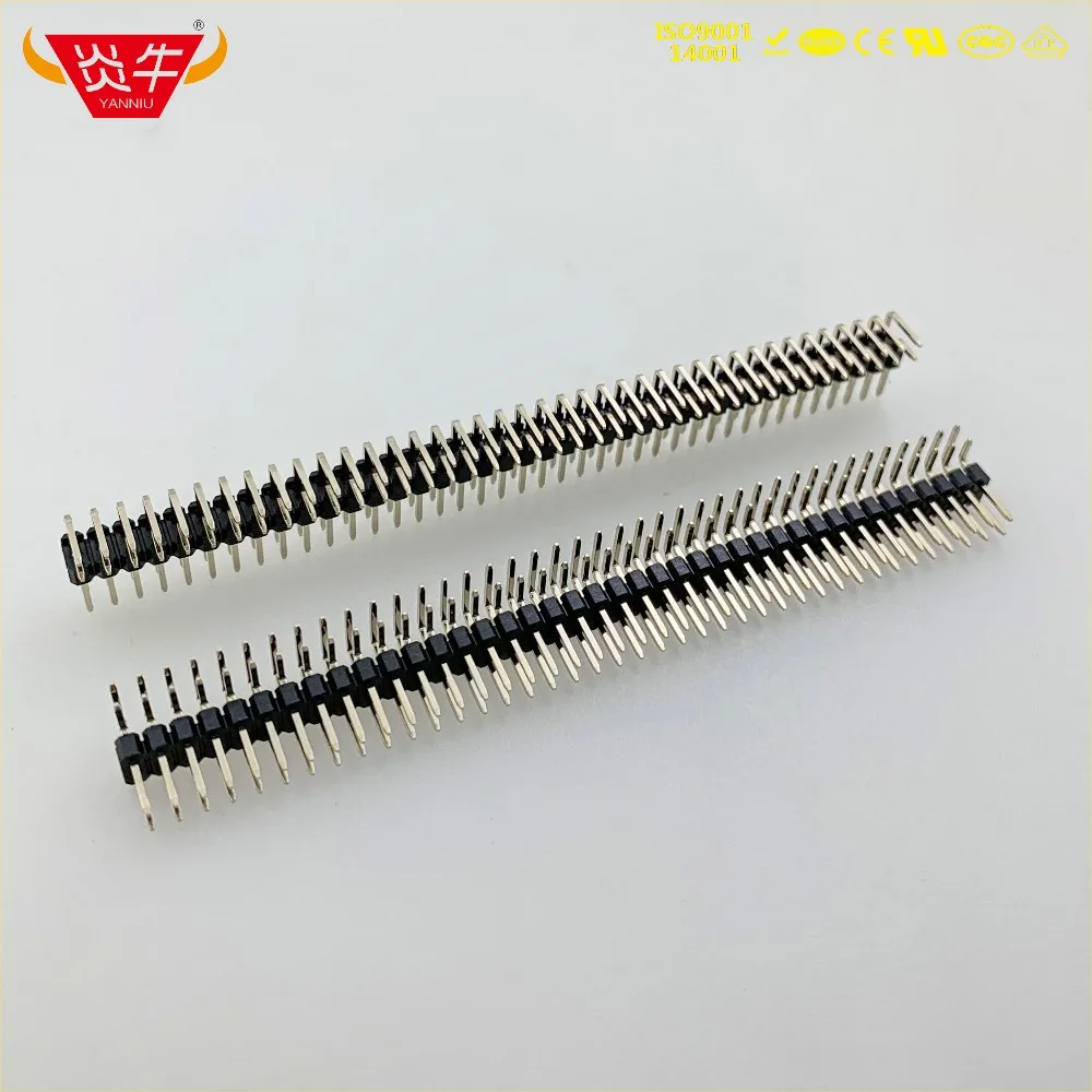 2 54 мм Шаг 2X40P 80PIN штыревой разъем двухрядный прямоугольный выдерживает высокие
