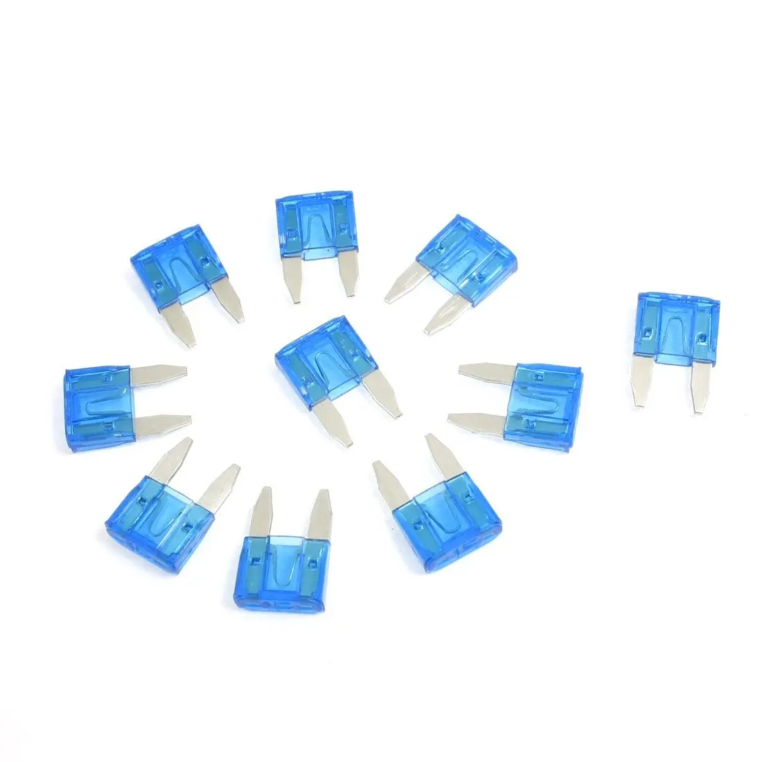 Automotive Fuse Kit 10 x ATC mini blade fuse 15 A blue car fuses kit