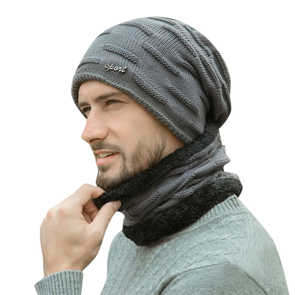 Slouchy Knitting Unisex Winter WIndshield Scarf Hat Can Be Used As Scarf And Hat Scarf Hat Can Be Used As Scarf And Hat new