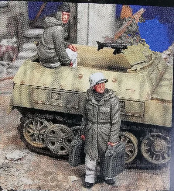 1/35 модельная фигурка из смолы комплект разобранный Неокрашенный 00822 (без