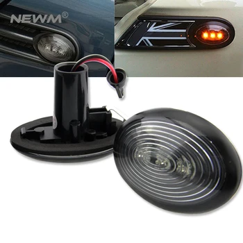 

Amber 3-LED Black Smoked Side Marker Lights Lamps Fit 2006-2013 MINI Cooper R56