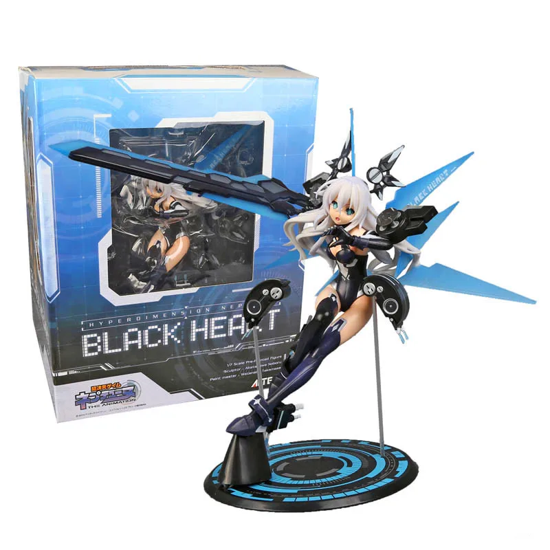 

Anime Hyperdimension Neptune Black Heart 1/7 Scale Pre-painted PVC Figure Collectible Model Toy 31cm Retail Box