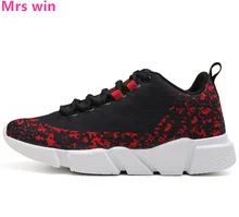 Summer New Flyknit Air Mesh Men Running Shoes Outdoor Camping Non-slip Lightweight Trainer Walking Shoes Zapatillas Hombre