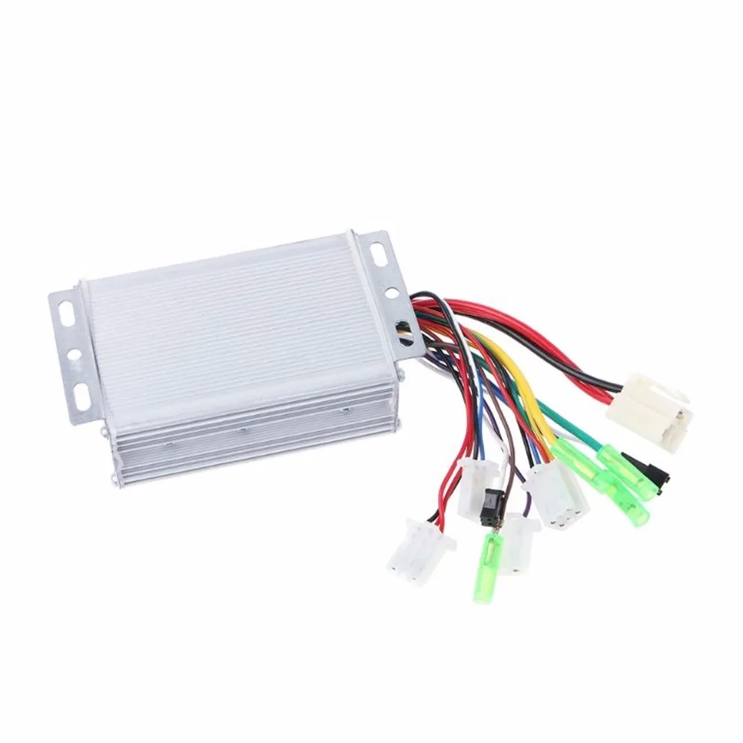 DC 36V/48V 350W DC Motor Controller Electric Bicycle E-bike Scooter Brushless Control with Aluminium Casing