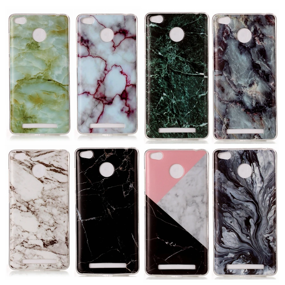 For xiaomi redmi 3S Prime 3 Pro S Cover Marble Patterns Soft Silicon TPU Phone Cases Back Bags 3s |