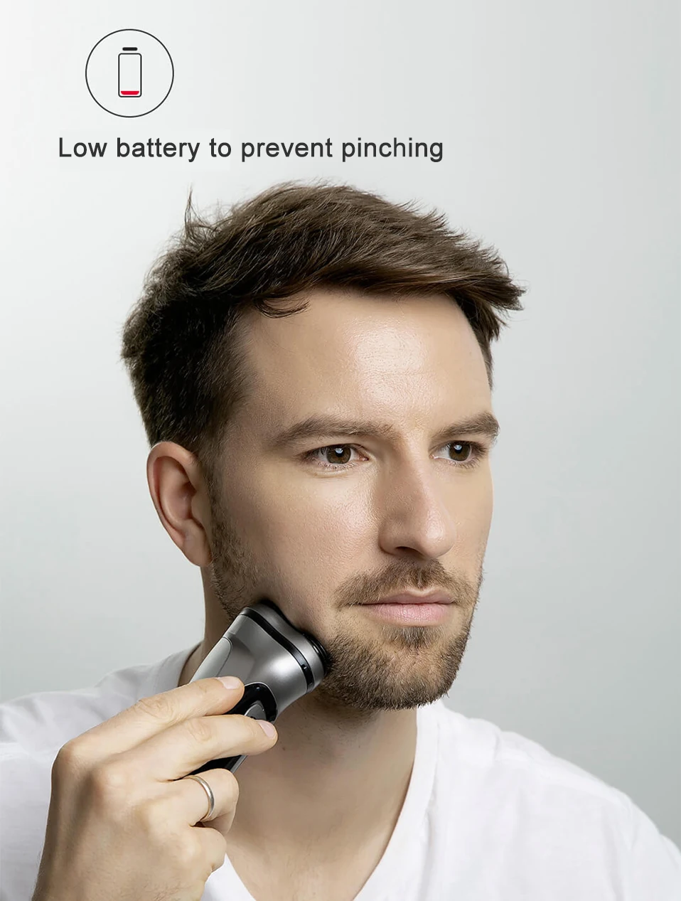 Xiaomi Enchen BlackStone 3D электробритва бритва Мужская моющаяся type-C Перезаряжаемый для бритья машинка для стрижки бороды