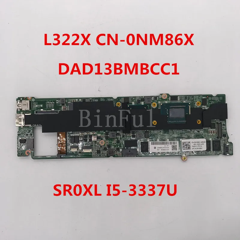 Высококачественная материнская плата для ноутбука XPS 13 L321X фонарь 0NM86X NM86X DAD13BMBCC1 с