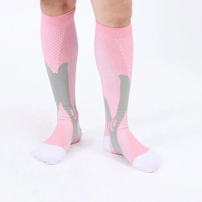 New Men Professional Compression Socks Breathable Travel Activities Fit for Nurses Shin Splints Flight Women Compression Socks