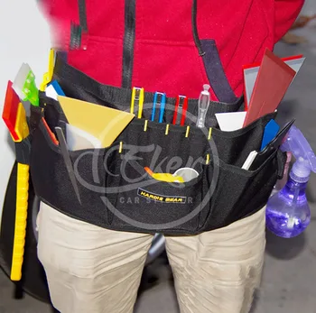 

600D High Density Waterproof Oxford&PVC Car Wrapping Tools Bag Multifunction Durable Hardware Mechanics Canvas Tool Bag