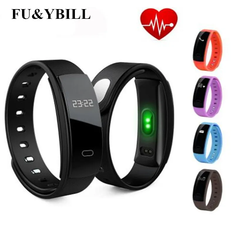 

QS80 Heart Rate Monitor Smart Wristband Call Reminder Blood Pressure Measure Pedometer Smart Bracelet Fitness Tracker Smart Band