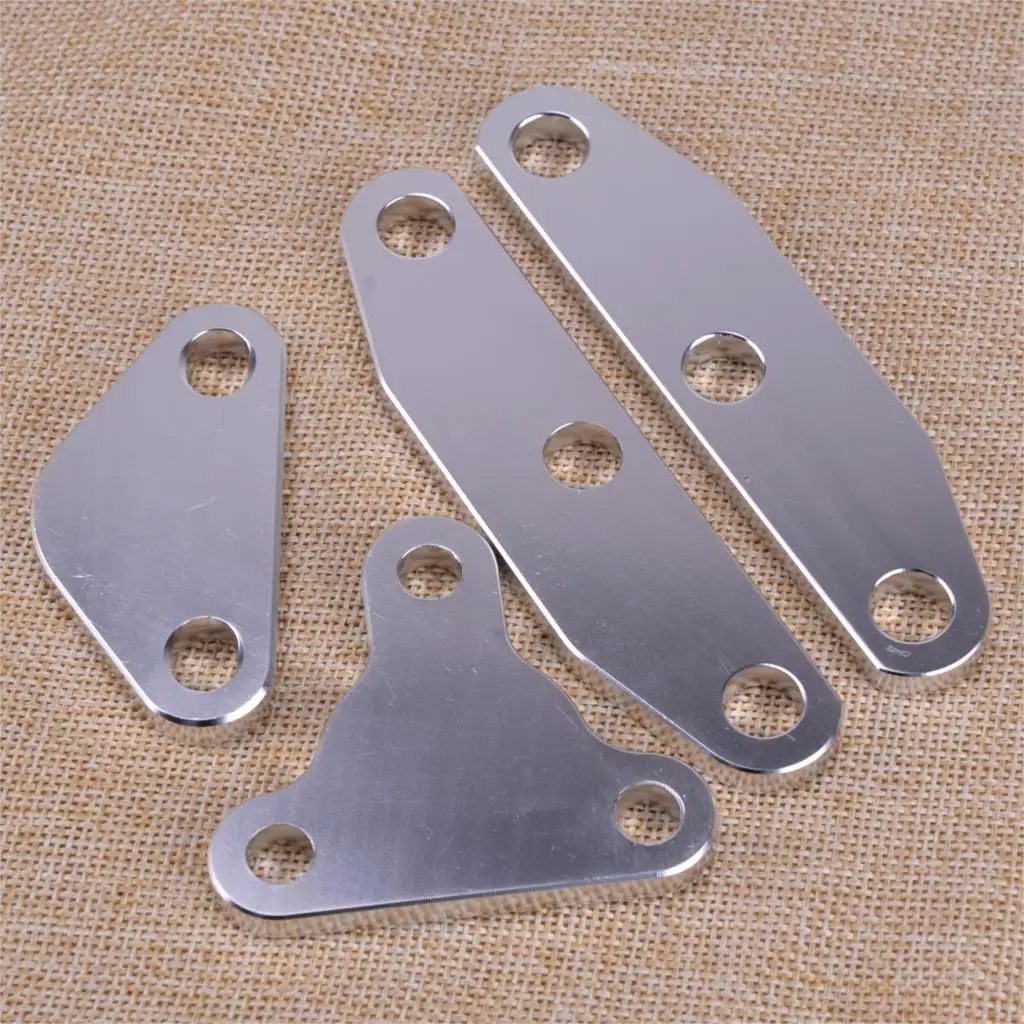 

Aluminum Alloy Car Auto EGR System Smog Delete Exhaust Air Intake Block Off Plate Set Fit For Toyota 20R 22RE 22R 22RET Engine