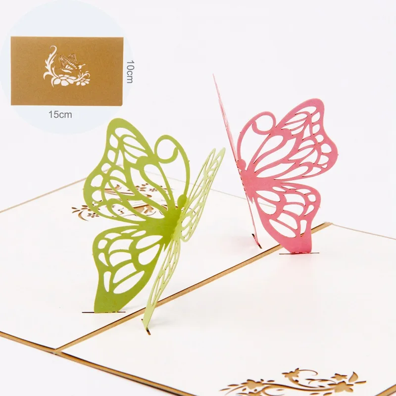  Handmade Birthday Greeting Card 3D Invitation Card for Birthday Wedding Party MYDING - 33032893902
