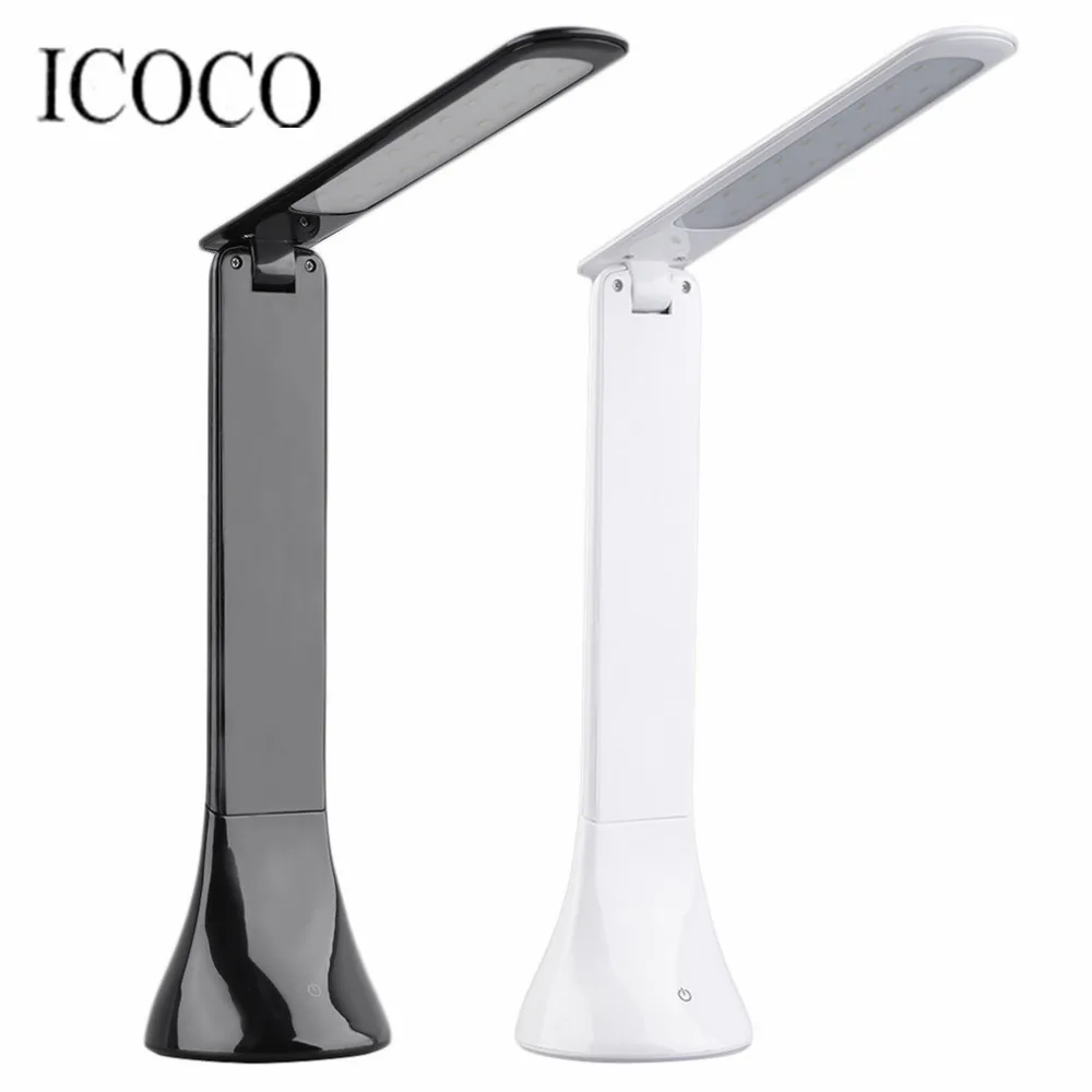 ICOCO Fashion USB Rechargeable Touch Sensor LED Desk Table Light