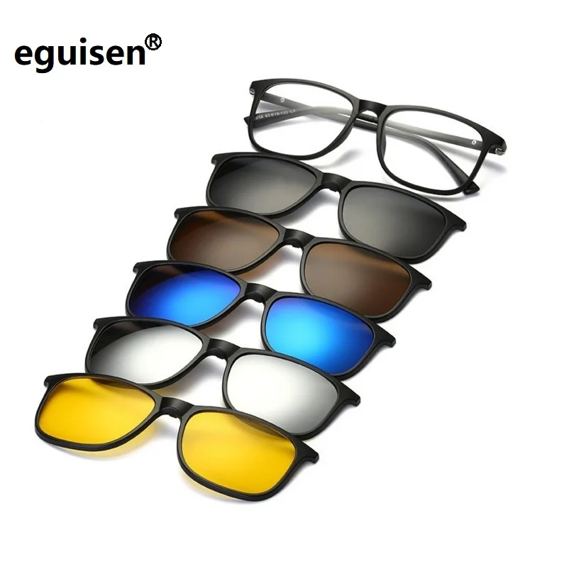 

54-17-140 Plastic myopia glasses frame generous magnet sleeve mirror bright polarized sunglasses frame men and women clip 2090