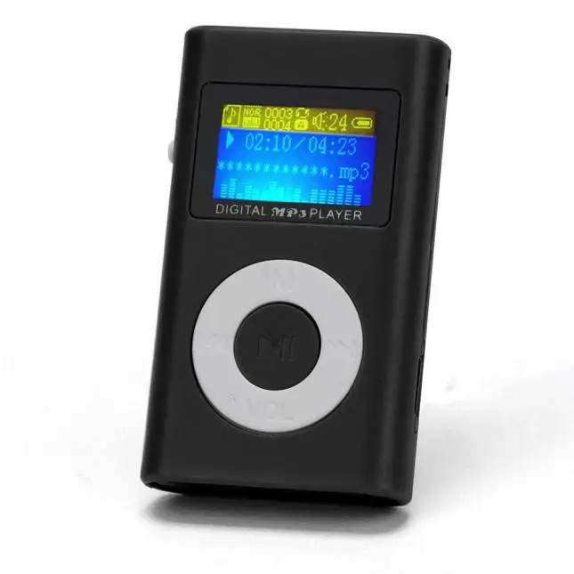 USB мини MP3 плеер с ЖК-экраном Поддержка 32 ГБ Micro SD TF карта портативный MP3 музыкальный плеер с ЖК-экраном mp3-плеер