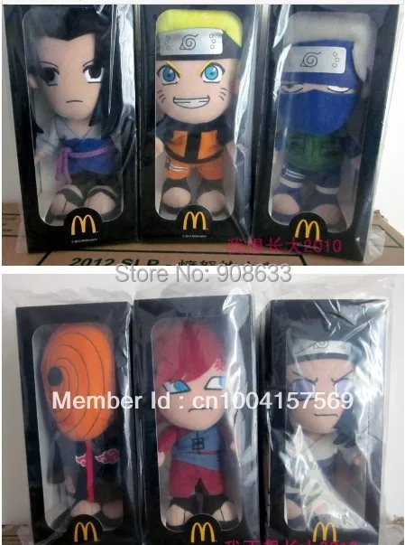 juguetes de naruto mcdonalds