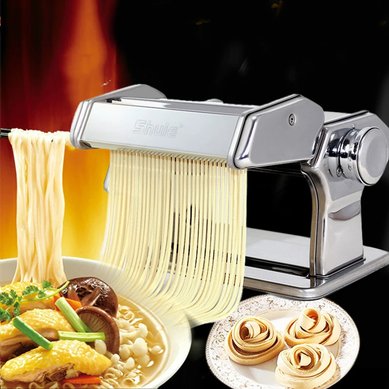 Нержавеющая сталь 2 лезвия паста делая машину руководство лапши производитель спагетти паста резак Nudeln Lasagne Tagliatelle ravoli