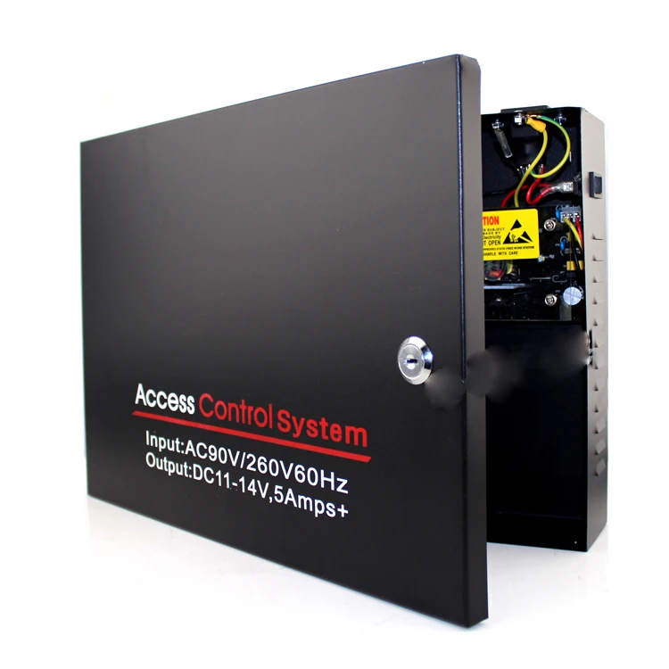 

AC90-260V to DC12V 5A Door Access Control Power Supply (control panel not included)