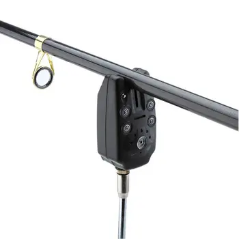 

2 LED Adjustable Tone Volume Sensitivity Sound Alert Fishing Bite Fishing Alarm Alarm Water Resistant for Fishing Rod
