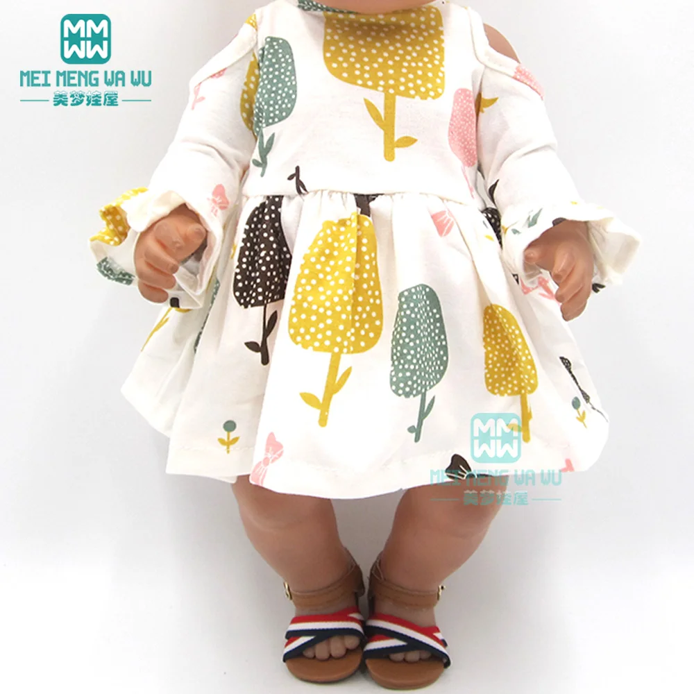 Одежда для куклы; модное платье принцессы с единорогом; 43 см; кукла для новорожденных