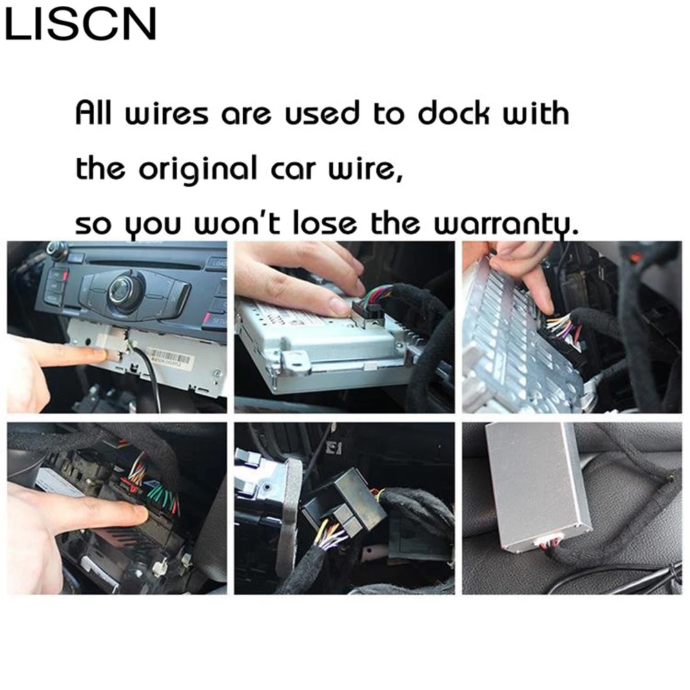 For Audi A8 S8 D3 4E 2009~2019 Wireless Carplay box Rear camera Carplay Interface Original scree Android carlife Improve