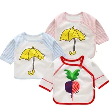 Одежда для маленьких девочек, одежда для маленьких мальчиков, одежда с милыми рисунками для малышей, весеннее нижнее белье для новорожденных, хлопковое нижнее белье, милое