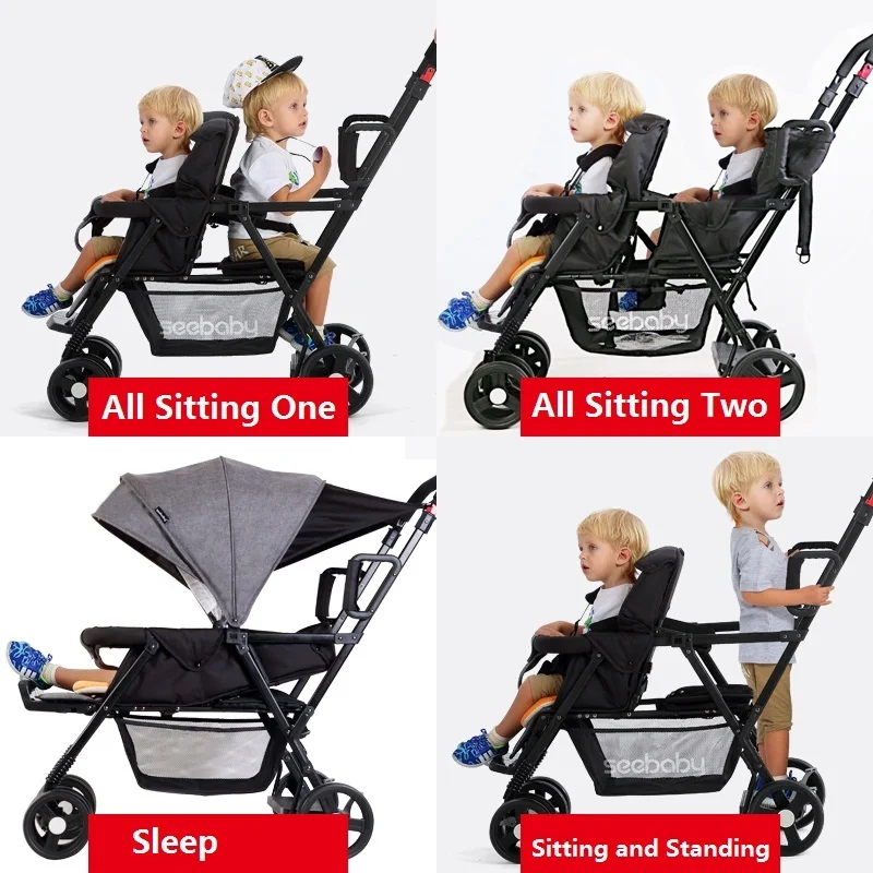Детская коляска Seebaby Twins