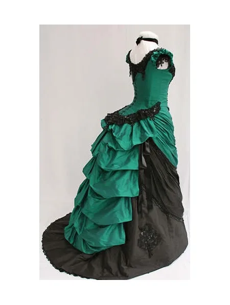 В Викторианском Стиле женское платье с бантом Мария Антуанетта Бал-маскарад готический, викторианской эпохи платье для сцены платье