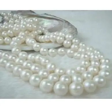 

Beautiful 48 inch 8-9 mm white akoya natural pearl necklace free shipping