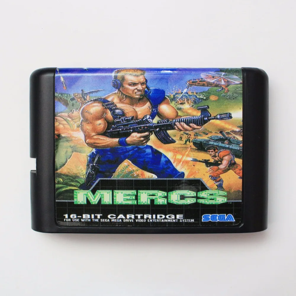 Mercs 16 бит SEGA MD игровая карта для Sega Mega Drive Genesis|sega md game card|sega games16 bit |