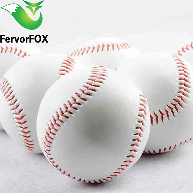 High quality 9" Handmade Baseballs PVC Upper Rubber Inner Soft Baseball