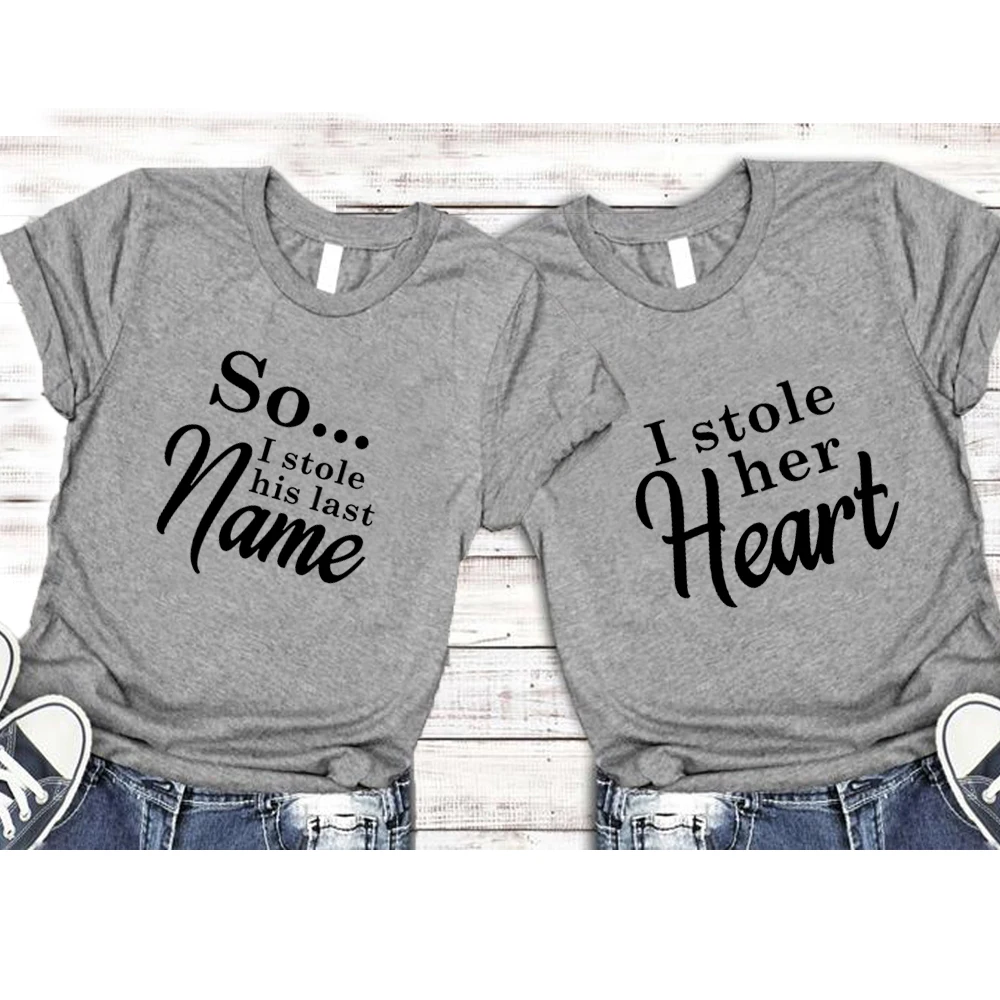 T Shirt Matching Couple Clothing 