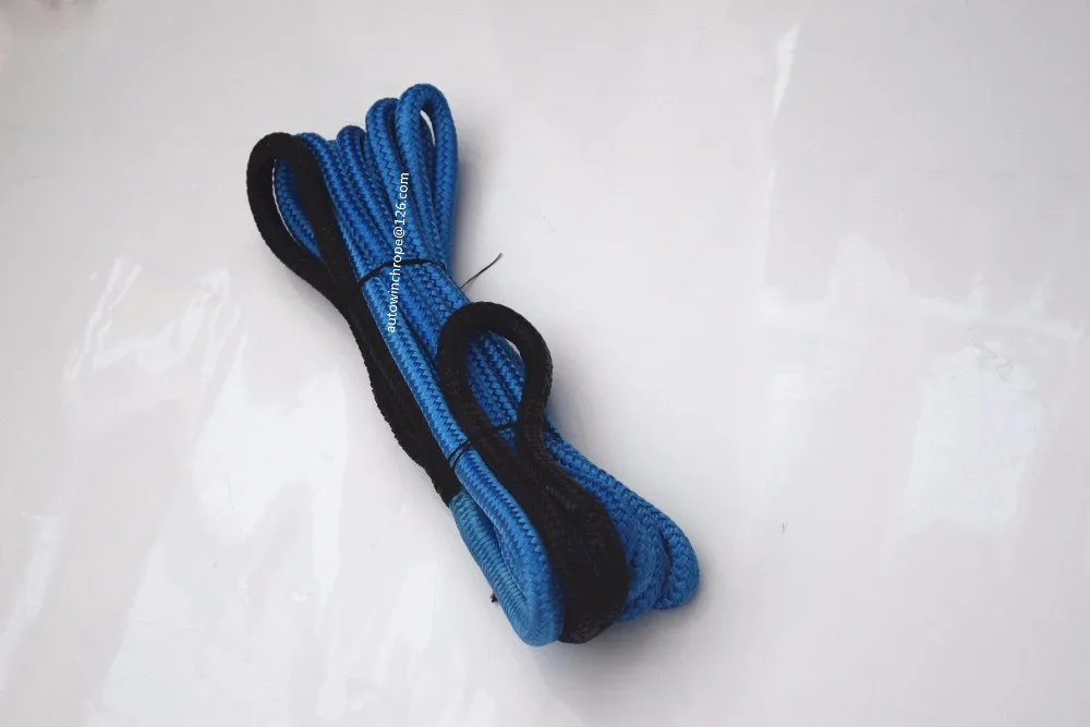 الأزرق 1/2 بوصة * 20 أقدام الحركية الانتعاش حبل ، مزدوجة مزين النايلون الحبل ، 12 ملليمتر الطاقة حبل ، off road حبل