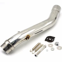 Motorcycle Accessories Motorbike Modified Exhaust Middle Pipe Akrapovic Muffler For KAWASAKI Z750 Z 750 2010 2011 2012 2013 2014