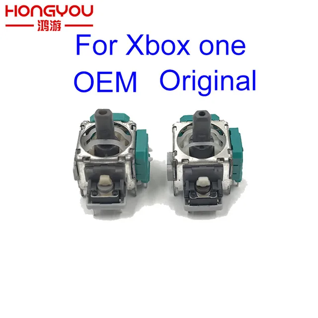 Cheap 100Pcs for XBox One Controller Case 3D Joystick for Xbox One Caps Thumbstick Sensor Replacement Analog Module Axis