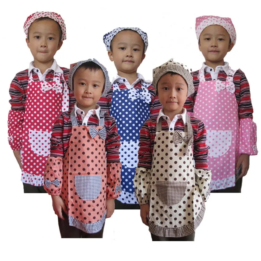 3Pcs-Set-Kids-Cotton-Bib-Apron-Cuffs-Child-Cooking-Baby-Apron-Junior-Chef-Cook-Apron-Painting (2)