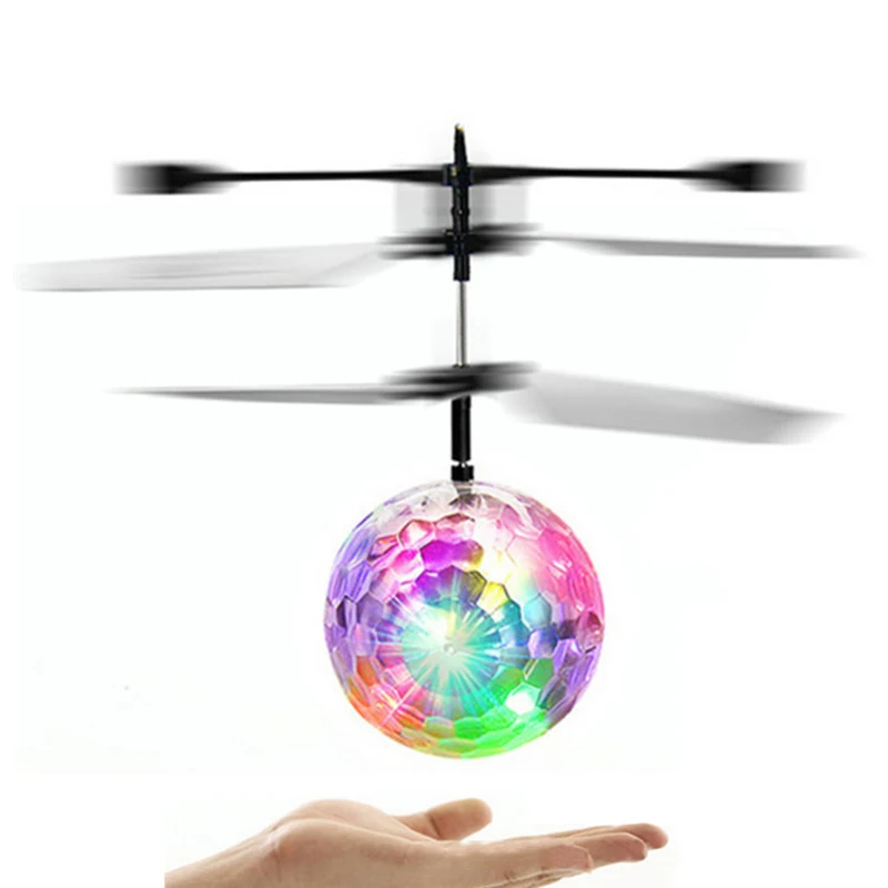 

RC Flying Ball Mini Helicopter Luminous Kid's Flight Balls Electronic Infrared Induction Aircraft Remote Control Toys LED Light