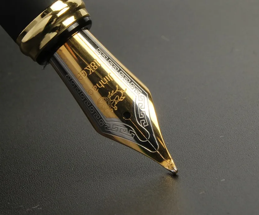 Jinhao X450 классический толстый корпус 1,0 мм изгиб перо каллиграфия ручка Высокое качество Металл перьевая ручка Роскошные чернила подарочные ручки для письма