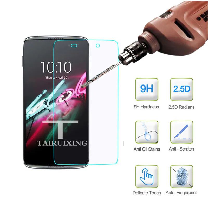 9H закаленное стекло для Alcatel One Touch Idol 3 5 дюймов 6045 6045K 6045Y Защита экрана 5|Защитные
